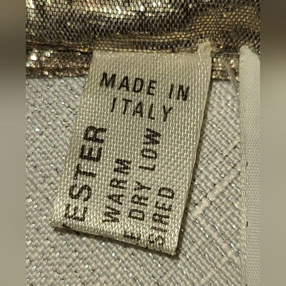 Oscar de la Renta Gold Scarf, - Picture 9 of 9